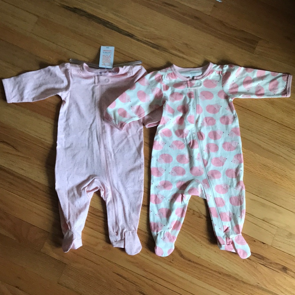 Carters baby girl pajamas